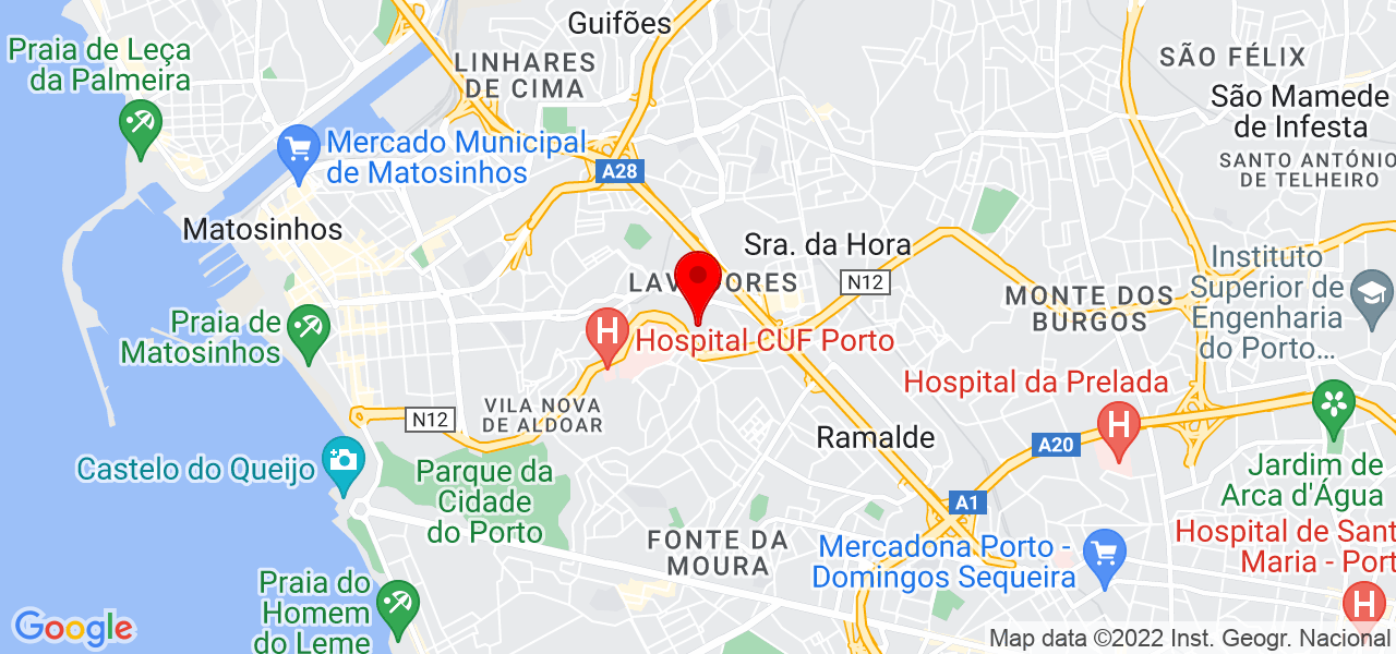 Sandra Madruga - Porto - Matosinhos - Mapa