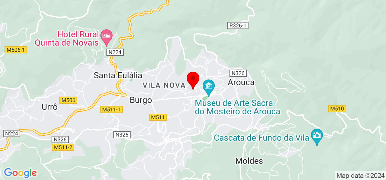 Aroucaterapias - Aveiro - Arouca - Mapa