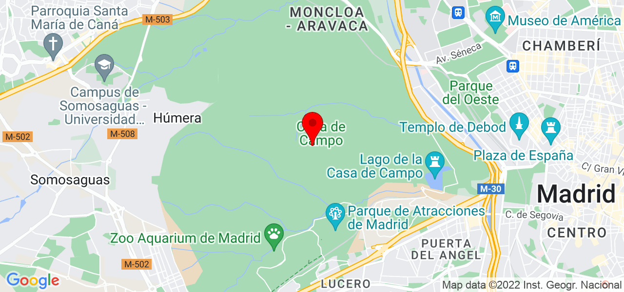 Pamela Magal - Comunidad de Madrid - Madrid - Mapa