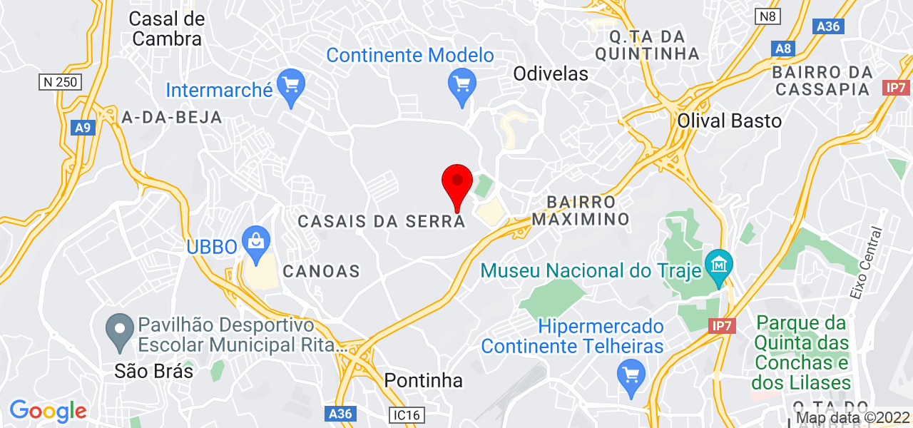Best Window - Unipessoal, Lda - Lisboa - Odivelas - Mapa