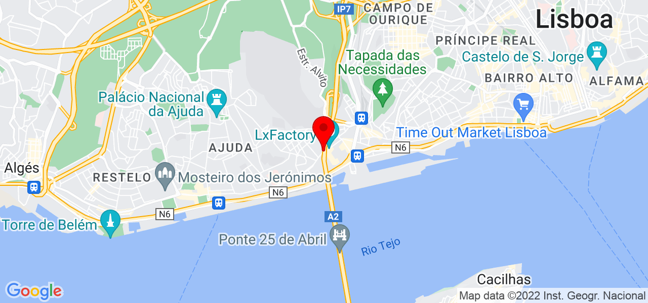 Jos&eacute; Ant&ocirc;nio - Lisboa - Lisboa - Mapa