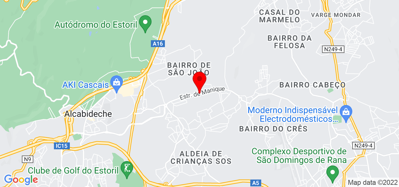 Irm&atilde;os Miranda Lda - Lisboa - Cascais - Mapa