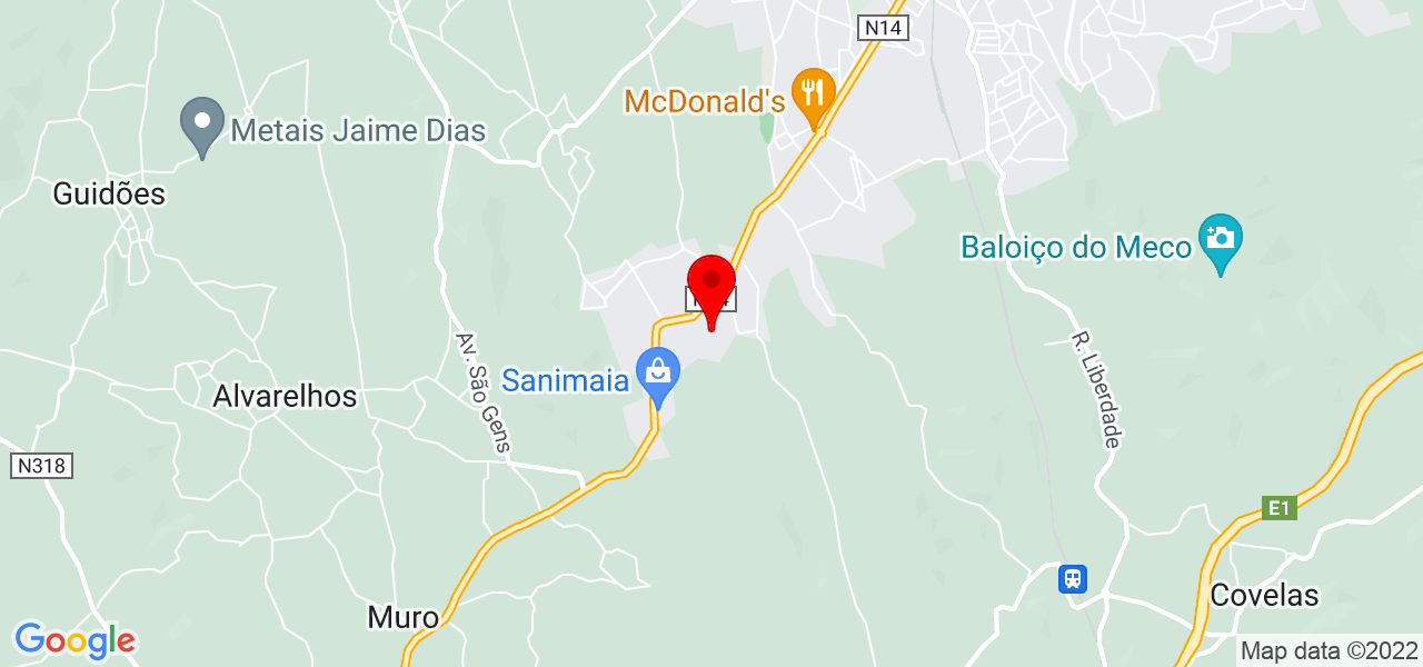 Lenita Pereira - Porto - Trofa - Mapa