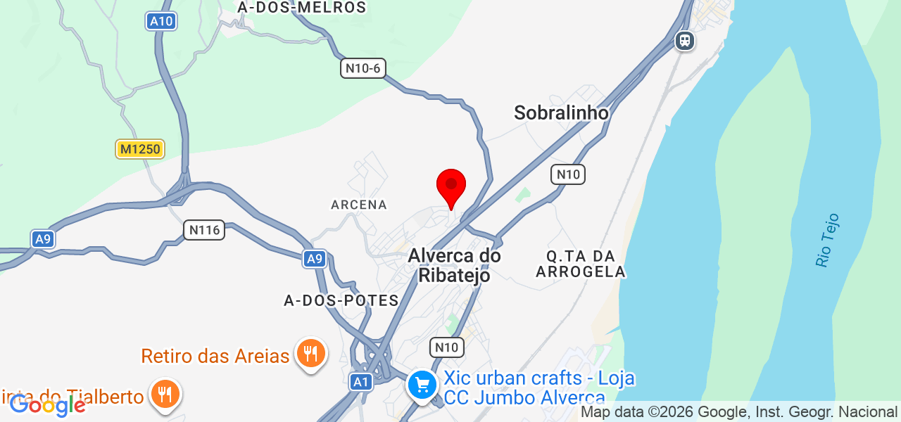 Eliége Morbidelli - Lisboa - Vila Franca de Xira - Mapa