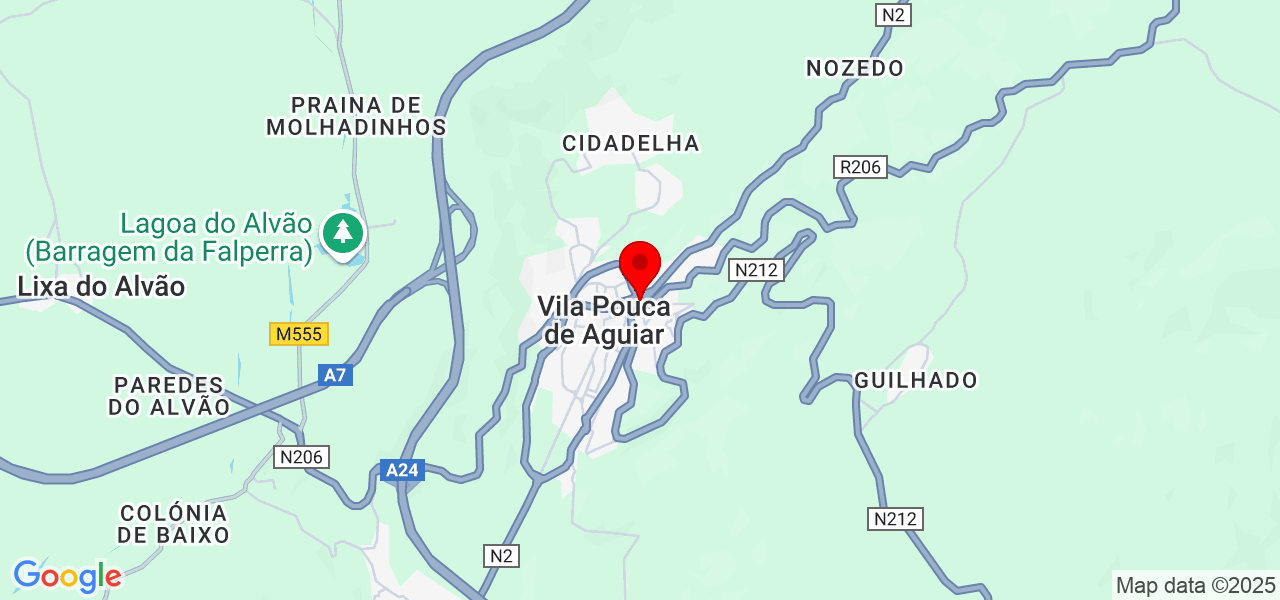 Ester Henriques - Vila Real - Vila Pouca de Aguiar - Map