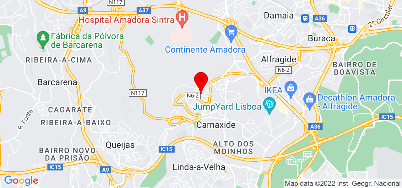 Jorge Ribeiro - Lisboa - Oeiras - Mapa