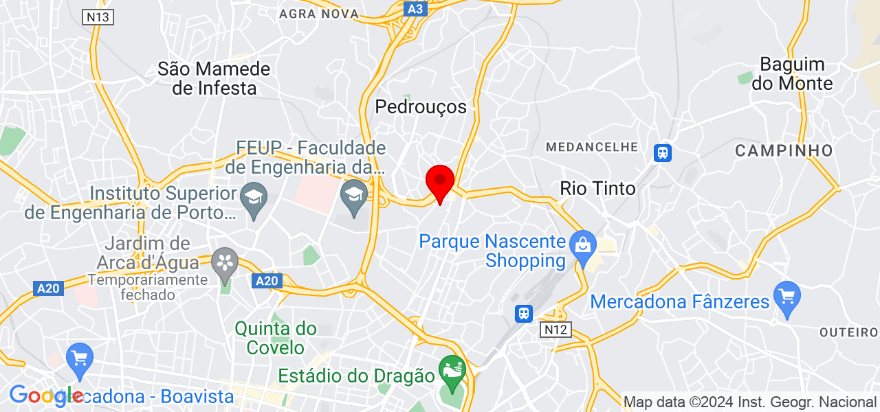 Alzira De Sousa Magalh&atilde;es - Porto - Porto - Mapa