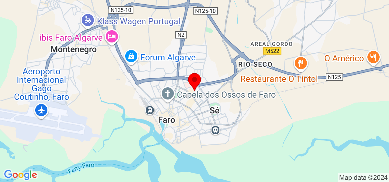 Cleslei Souza - Faro - Faro - Mapa