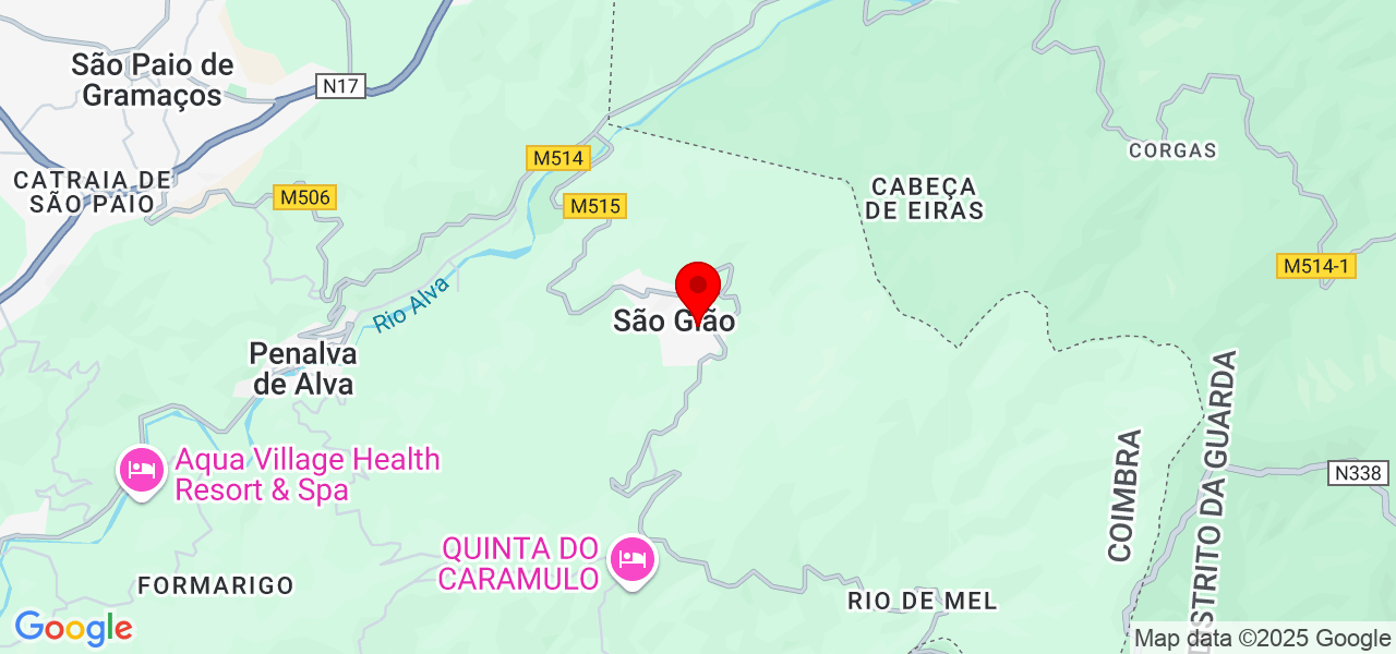 Carla Torres - Coimbra - Oliveira do Hospital - Map