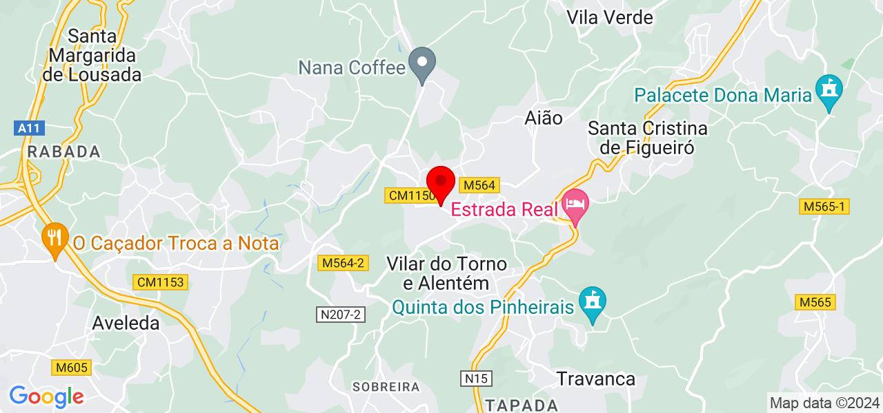 Cl&aacute;udio Pereira - Porto - Lousada - Mapa