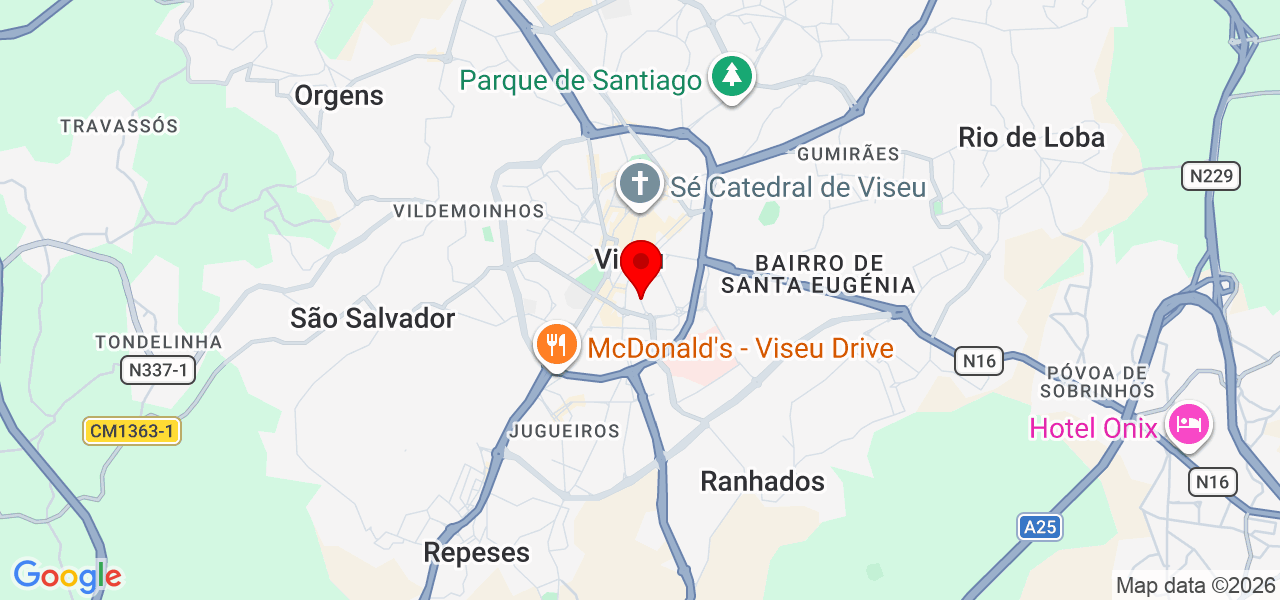 Santo Dia - Viseu - Viseu - Mapa