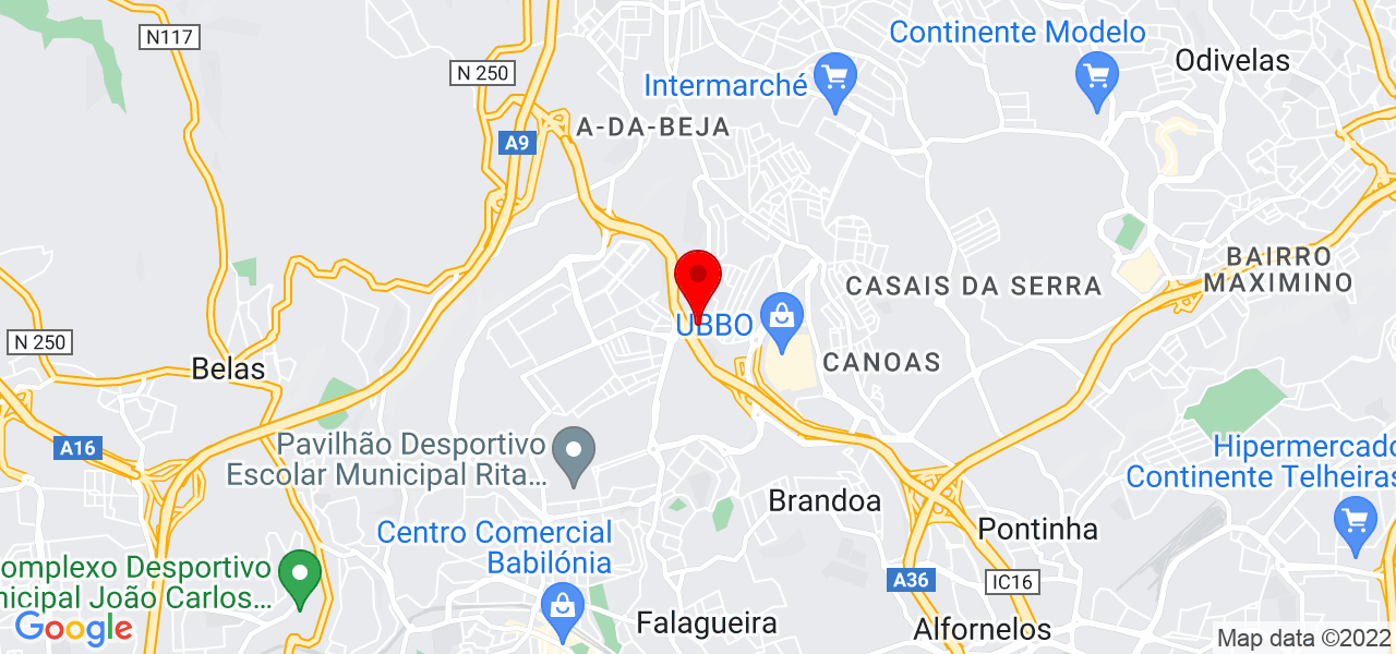 FLASH ENERGY - Lisboa - Amadora - Mapa
