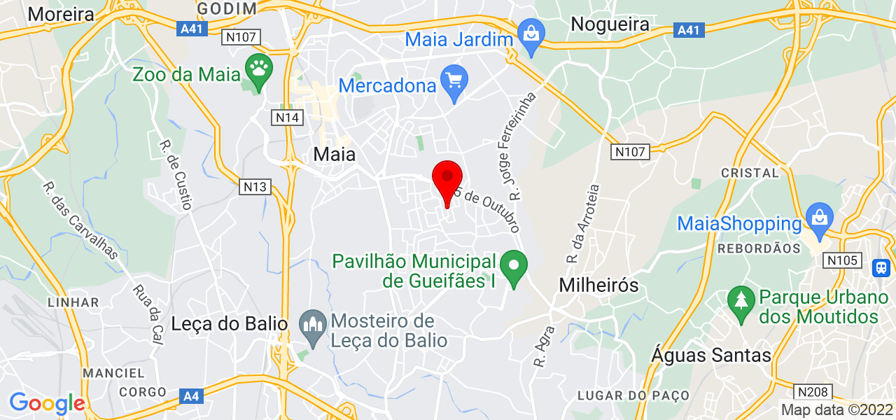 Francisco Remodela&ccedil;&ocirc;es - Porto - Maia - Mapa