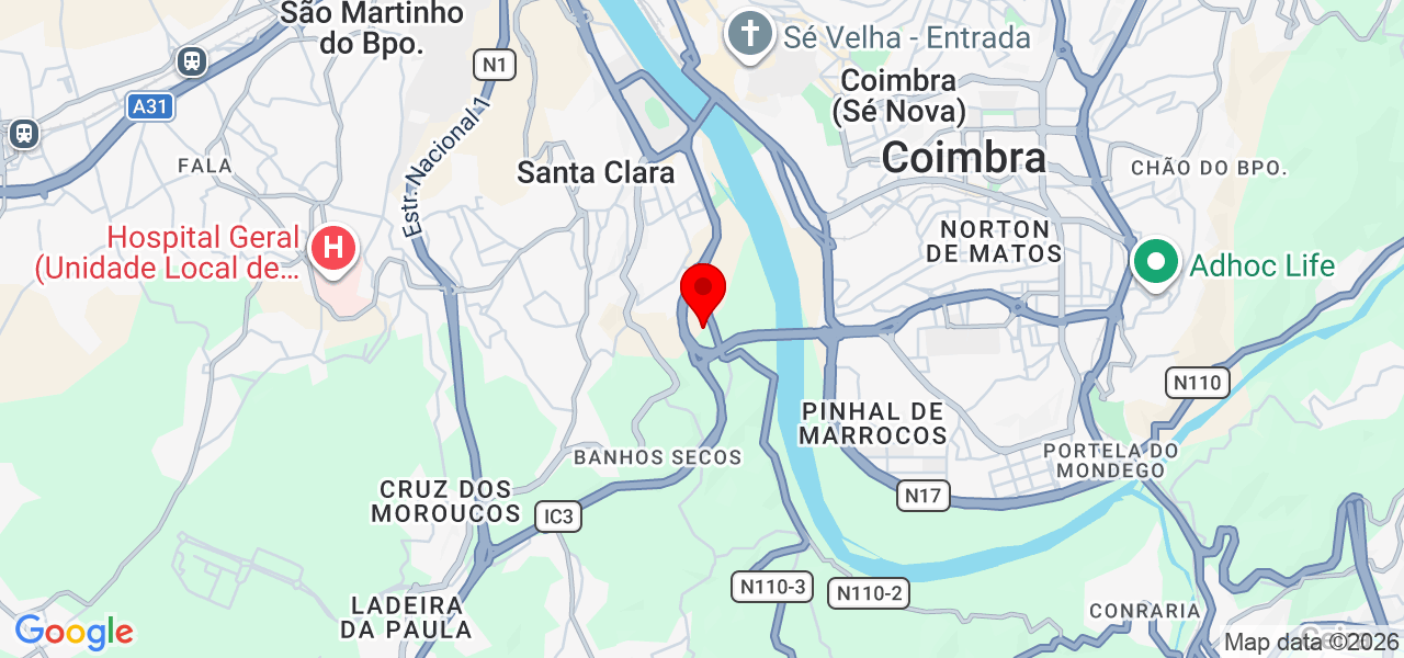 Leticia Porto - Coimbra - Coimbra - Karte