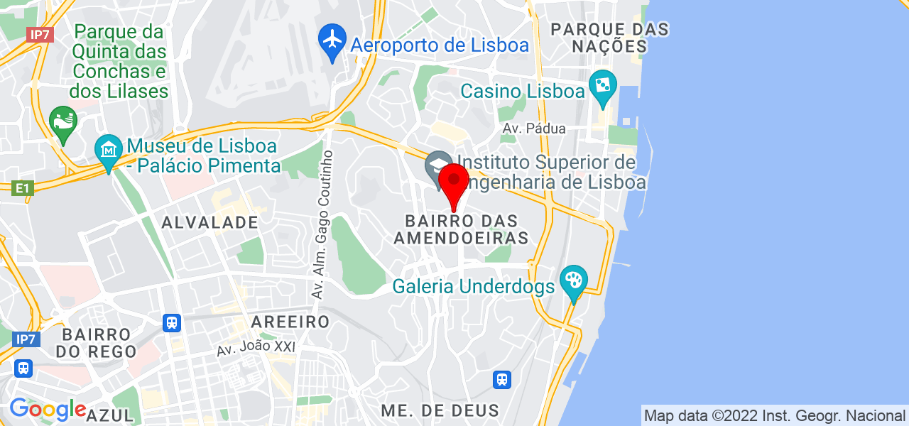 Alexandre Figueiredo - Lisboa - Lisboa - Mapa