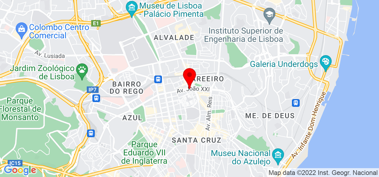 Andr&eacute; Patr&iacute;cio - Lisboa - Lisboa - Mapa