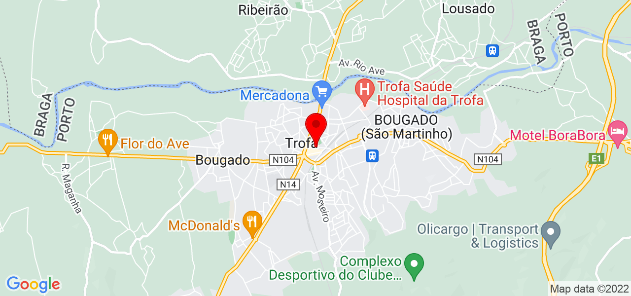 Telmo Ferreira - Porto - Trofa - Mapa