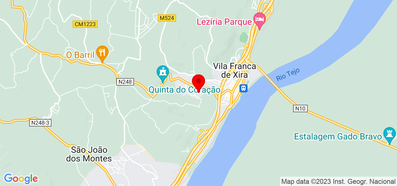 Vitors - Lisboa - Vila Franca de Xira - Mapa