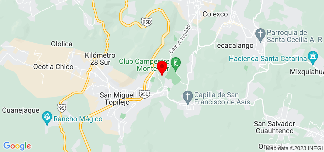 Yesi Monreo - Ciudad de Mexico - Xochimilco - Mapa