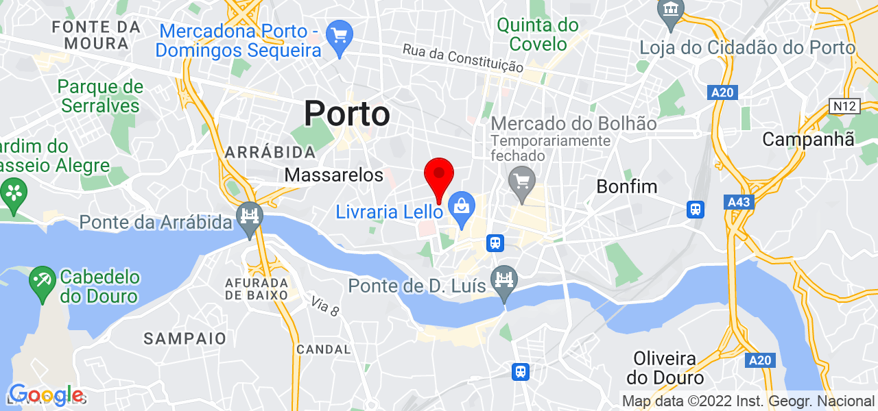 Beatriz Fernandes Santoro Silva - Porto - Porto - Mapa