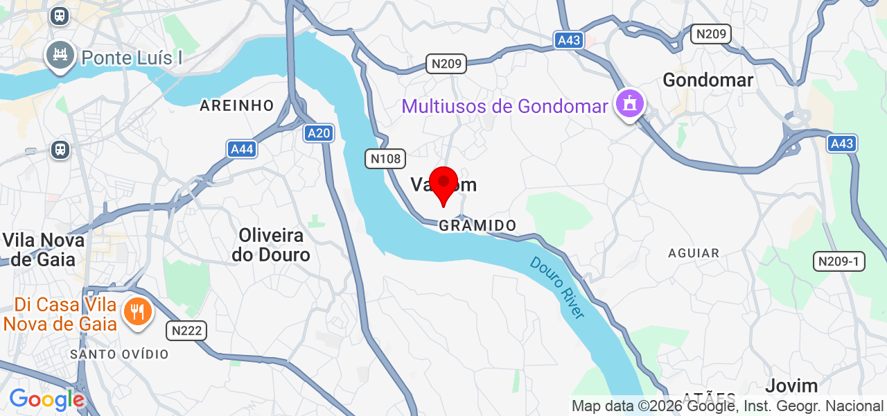 Sofia FSP - Porto - Gondomar - Mapa