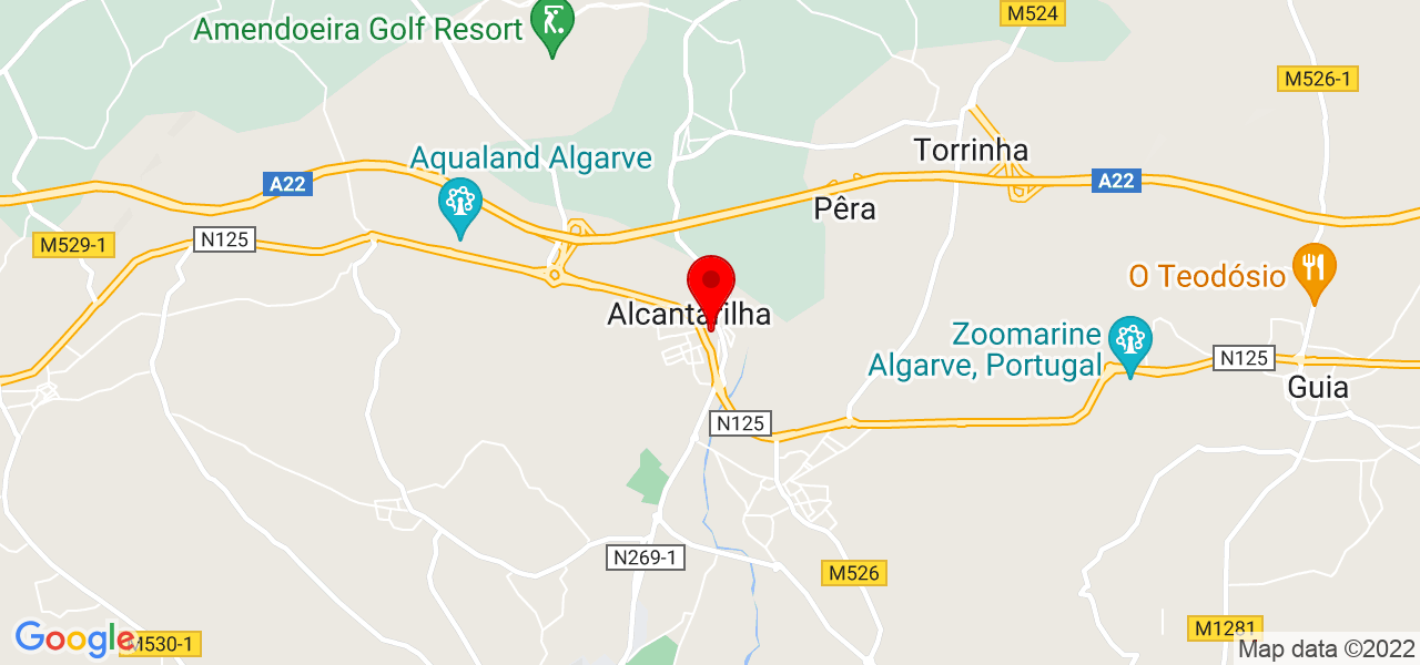 Castro - Faro - Silves - Mapa