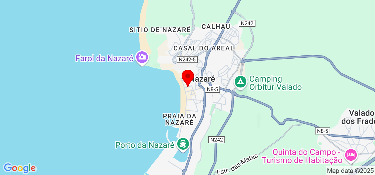 MJ Filhos - Leiria - Nazaré - Map
