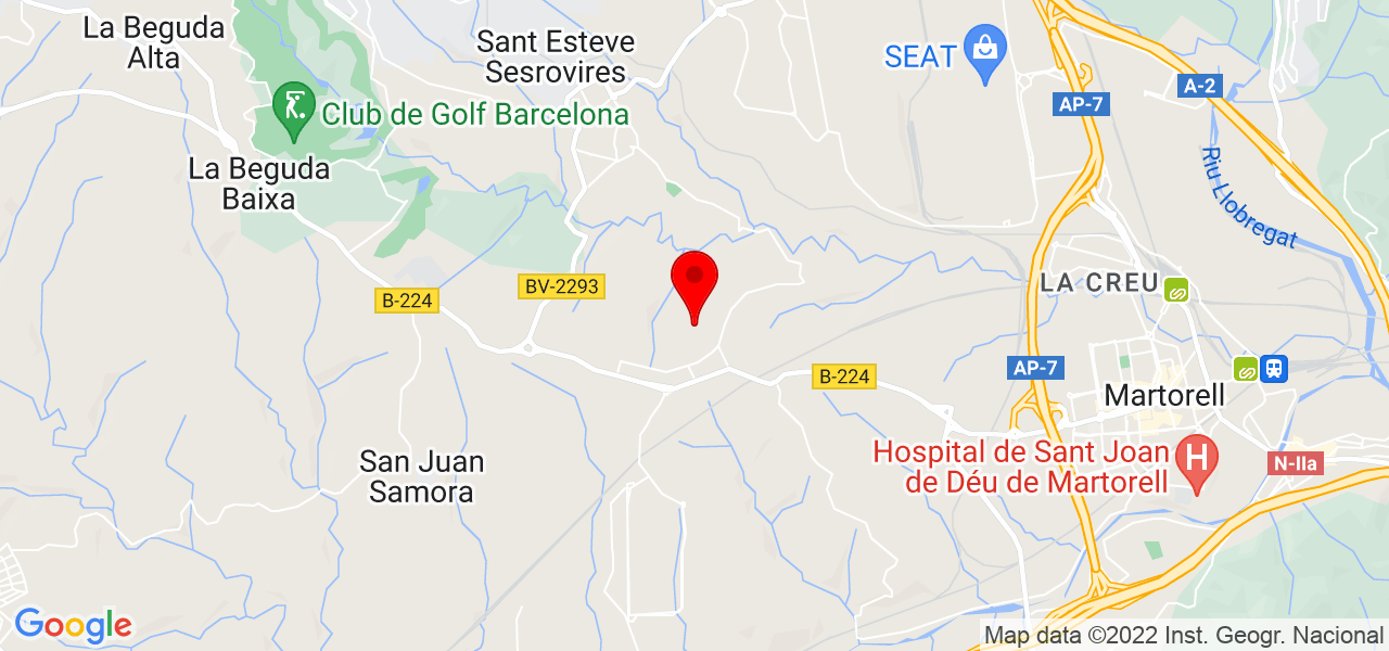 J.C. Romero - Cataluña - Sant Esteve Sesrovires - Mapa