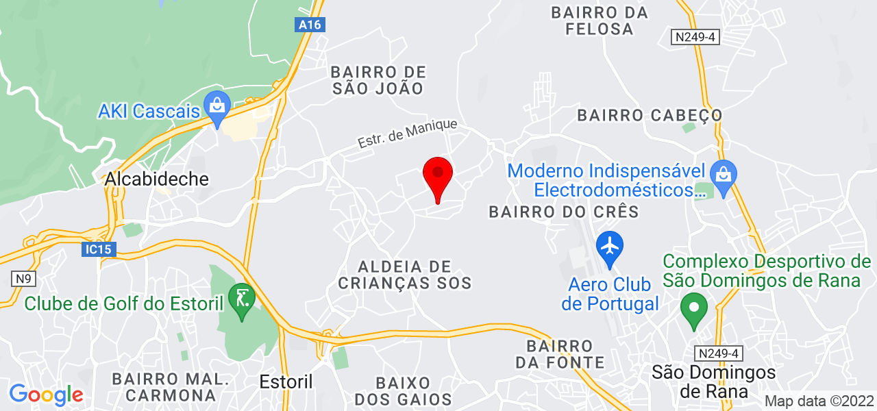 daniela silva - Lisboa - Cascais - Mapa