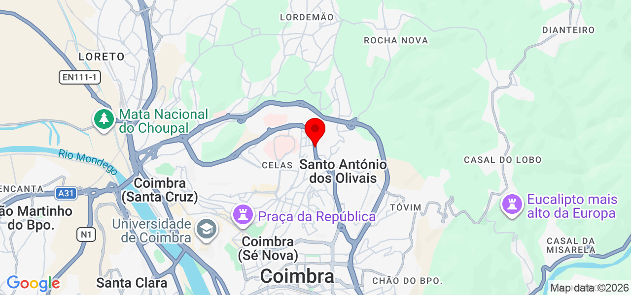 Alicerce XXI - Coimbra - Coimbra - Mapa