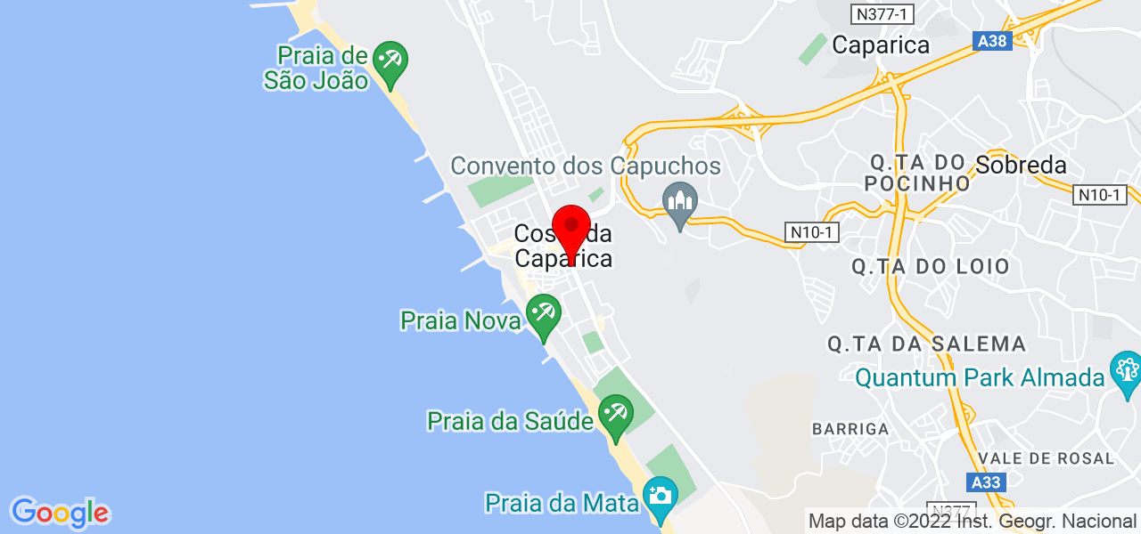 PARYS - Setúbal - Almada - Mapa