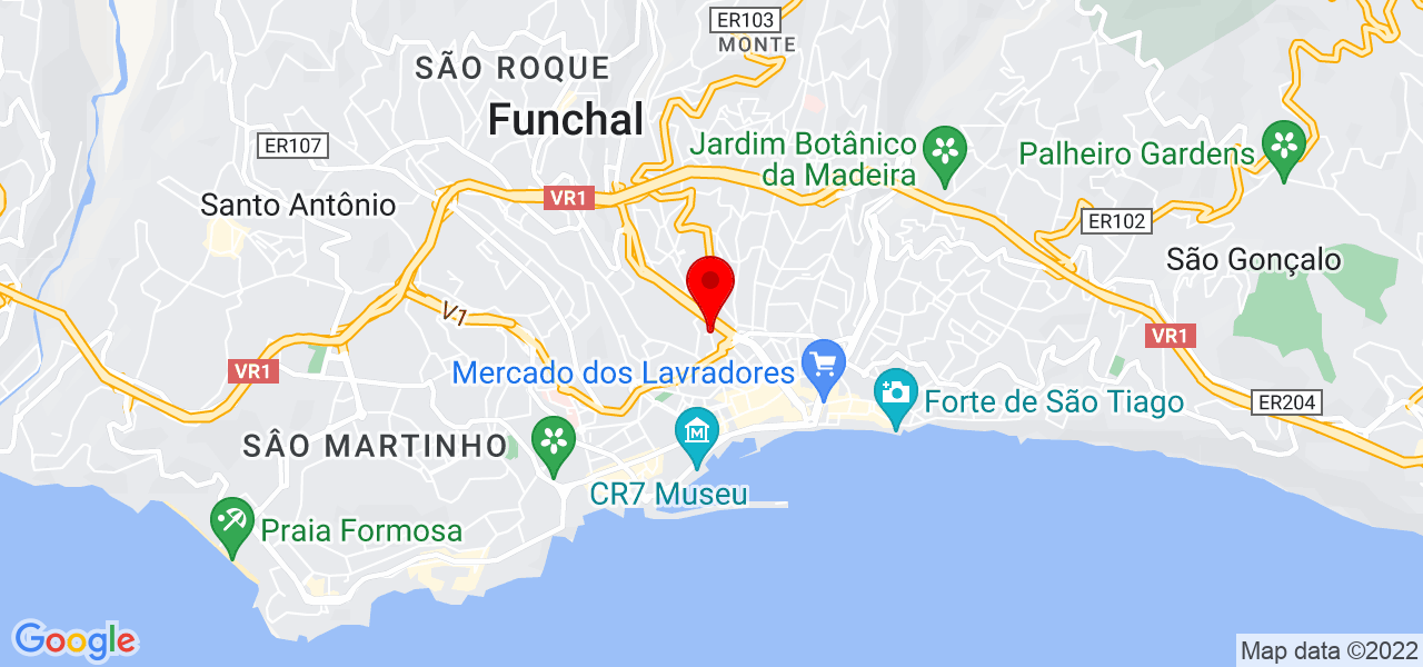 Gabriel Castro Correia - Madeira - Funchal - Mapa