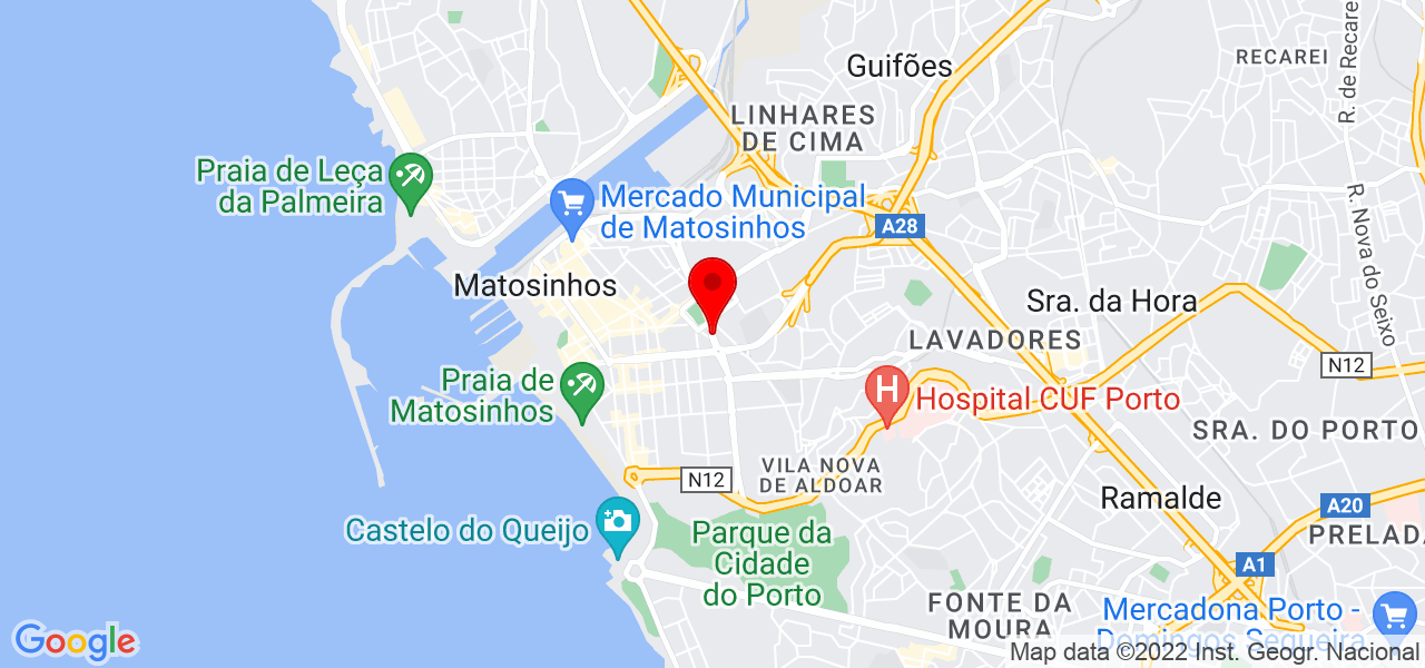 Jo&atilde;o Veloso - Porto - Matosinhos - Mapa