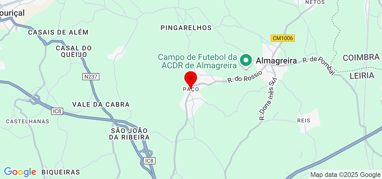 Nunes Construtor - Leiria - Pombal - Mapa