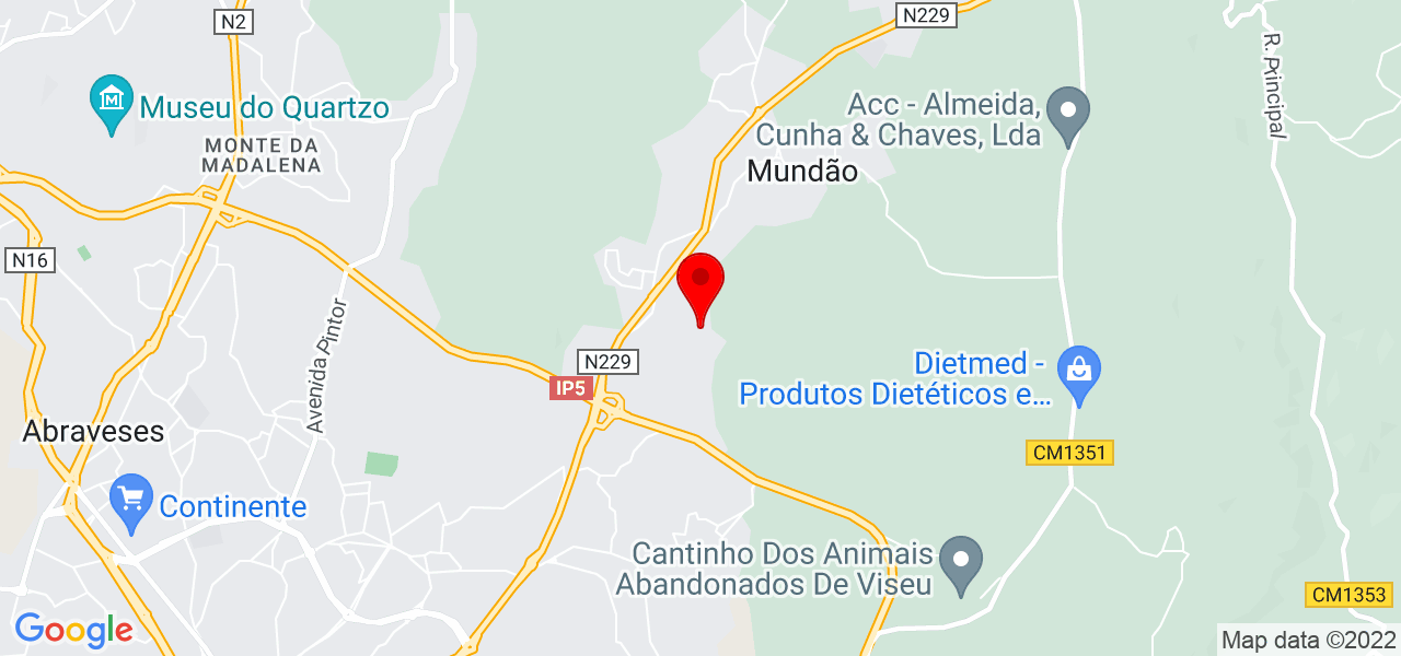 António Batista - Viseu - Viseu - Map