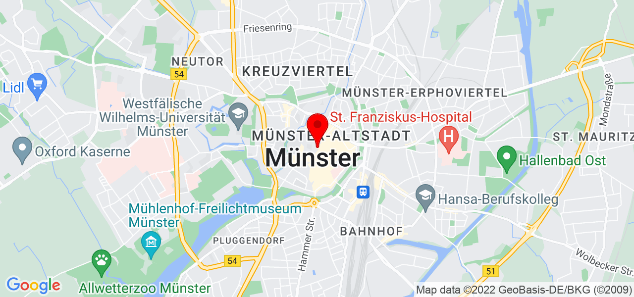 Der Nice Wagen - Nordrhein-Westfalen - Münster - Karte