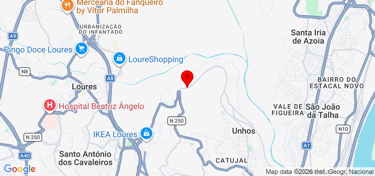 SJ móveis - Lisboa - Loures - Mapa