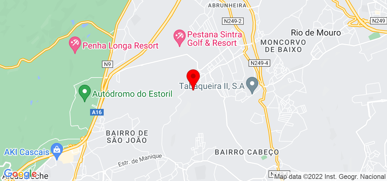 Mara Ricci - Lisboa - Sintra - Mapa