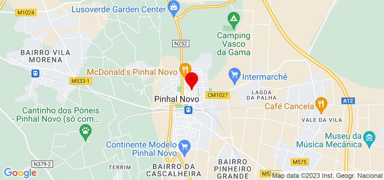 Clube dos g&eacute;nios - Setúbal - Palmela - Mapa