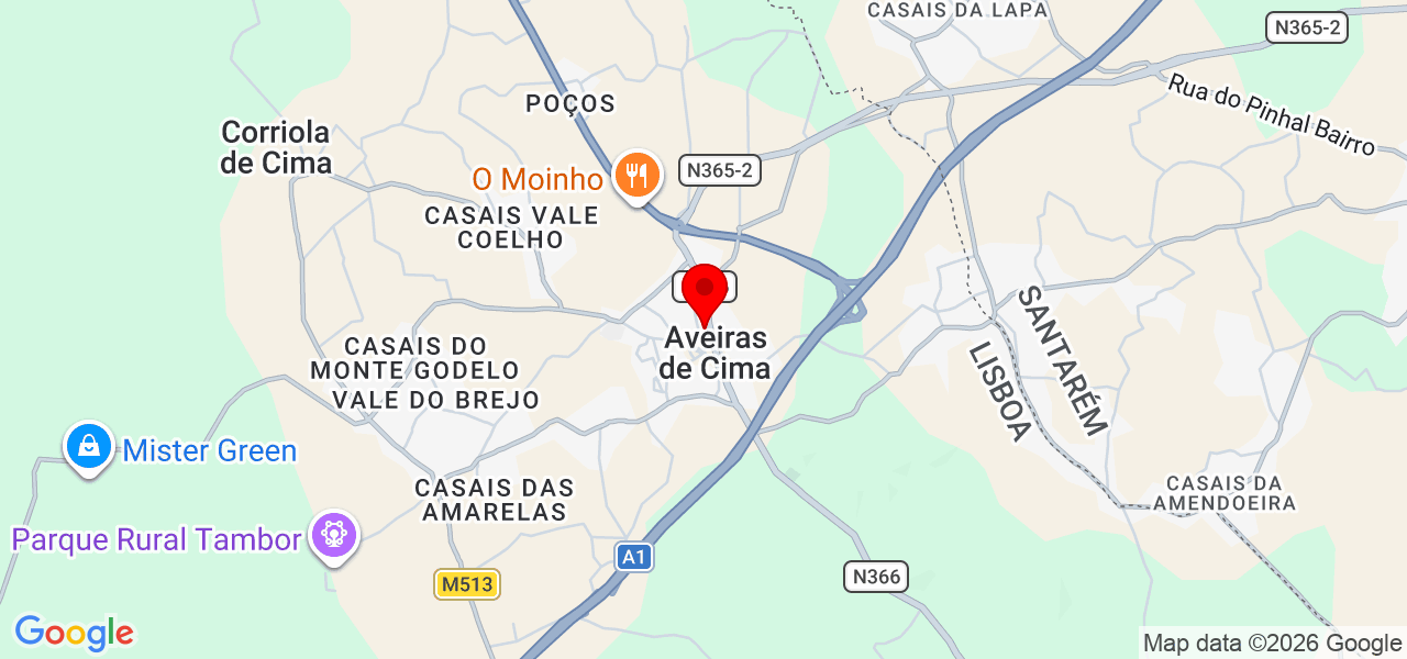 Antonio Domingos - Lisboa - Azambuja - Map