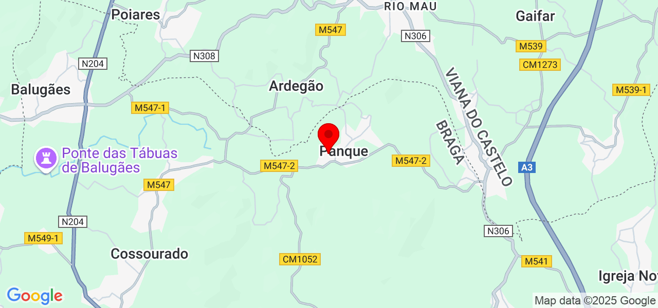 sofia - Braga - Barcelos - Mapa