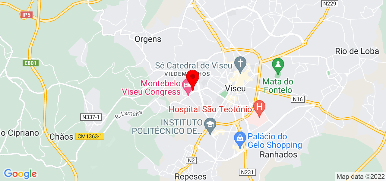 Ângela Santos - Viseu - Viseu - Mapa