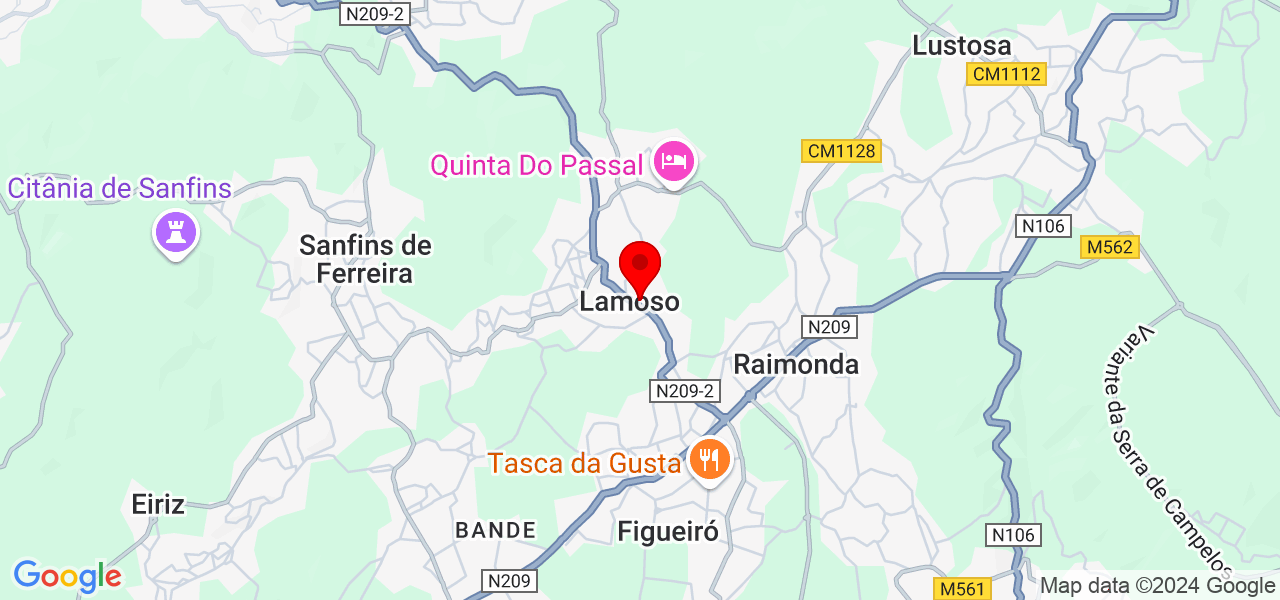 Marco Gon&ccedil;alves - Porto - Paços de Ferreira - Map