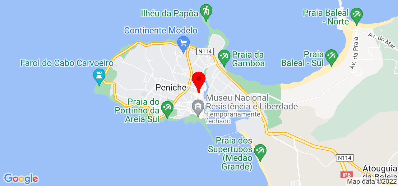 S&oacute;nia Viegas - Leiria - Peniche - Mapa