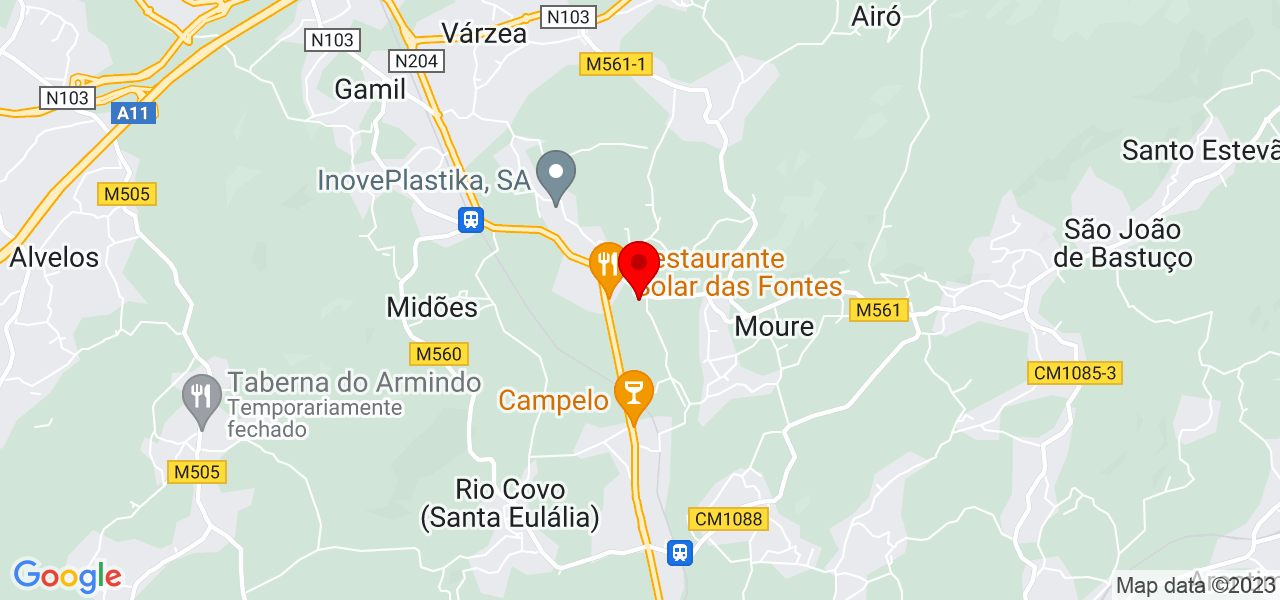 Vitor campos ( Renovitor) - Braga - Barcelos - Mapa