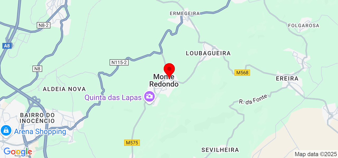 Fotografia Diana Tomé - Lisboa - Torres Vedras - Mapa