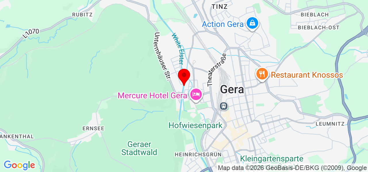 Petro - Thüringen - Gera - Karte