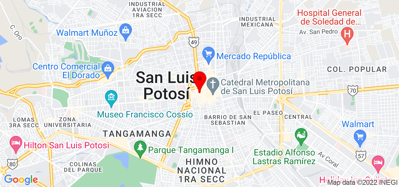 Briseida Music - San Luís Potosí - San Luis Potosí - Mapa
