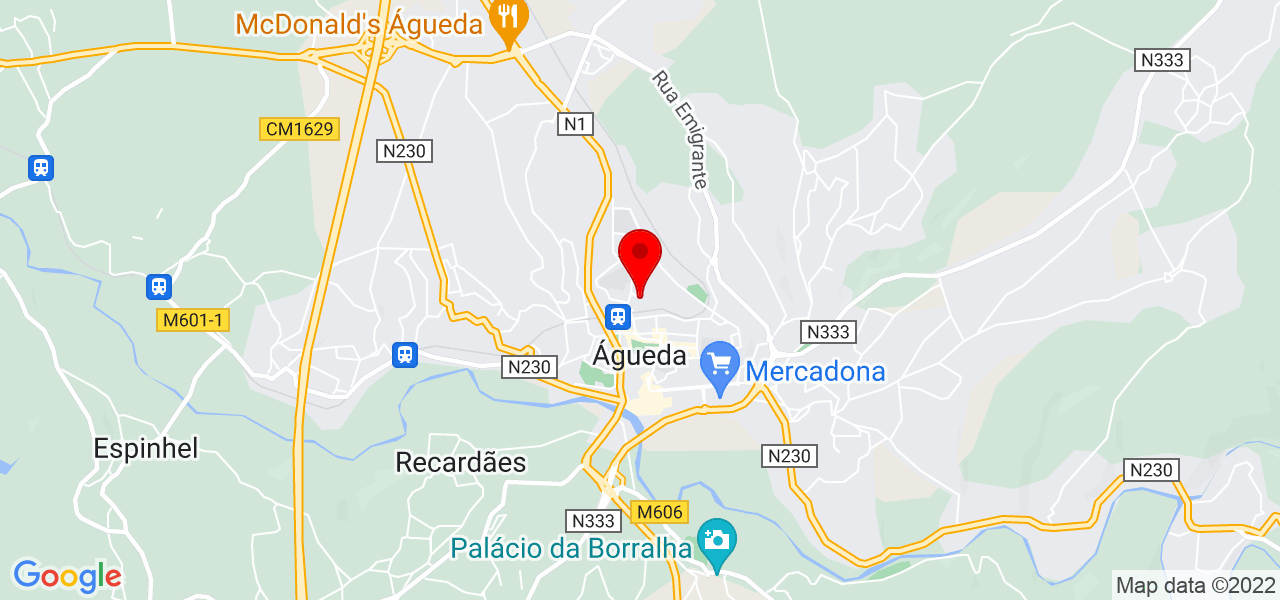 Lorenson Bastos - Aveiro - Águeda - Mapa