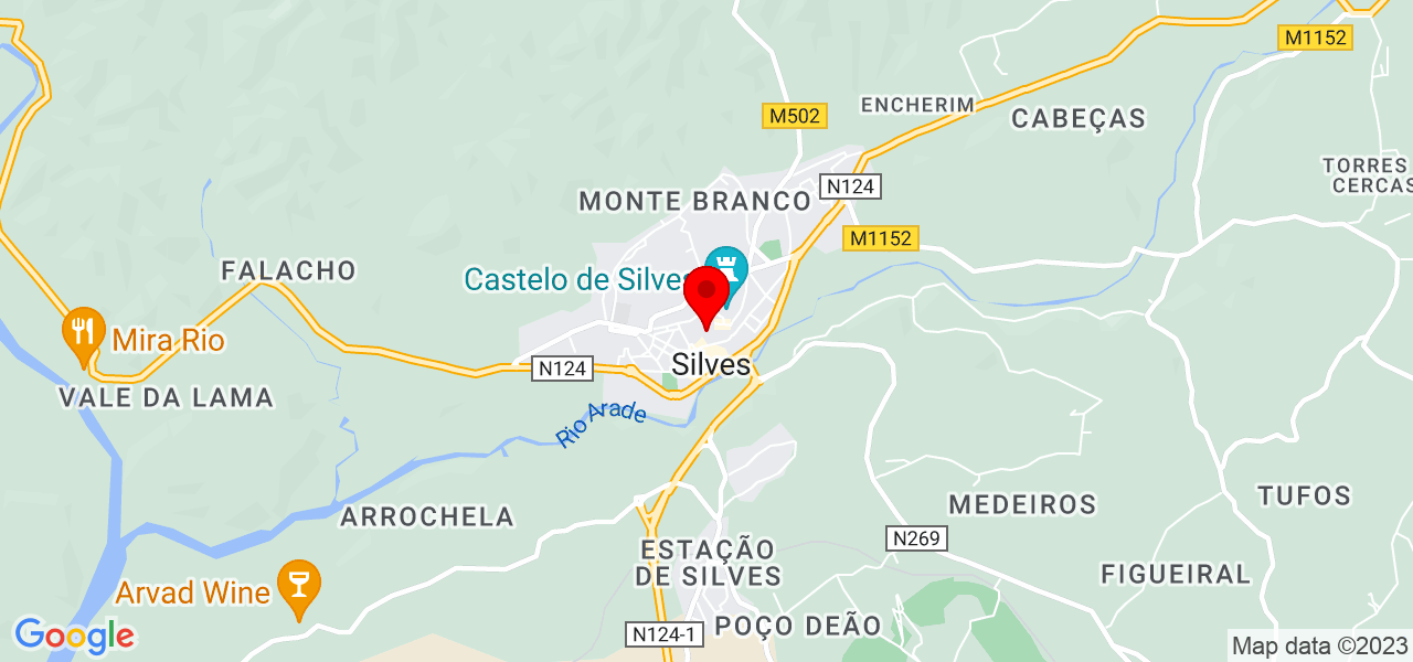 Adriano Ferreira - Faro - Silves - Map